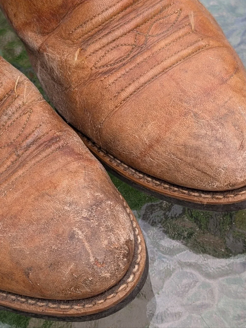 unbranded cowboy boots classic brown